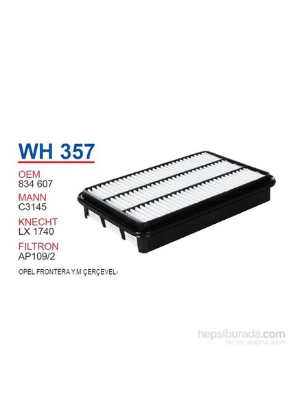 OPEL FRONTERA Y.M ÇERÇEVELİ Hava Filtresi OEM NO: 834607