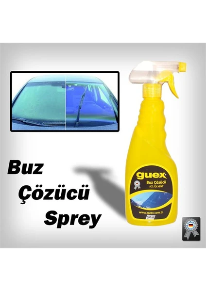 Donmaya Karşı Cam Buz Çözücü Temizleyici Sprey (Alman Patentli) 500 ml