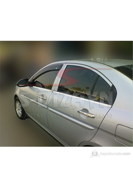 S-Dizayn Hyundai Accent/Era Cam Çıtası 4 Prç. P.Çelik (2006>) fiyatları