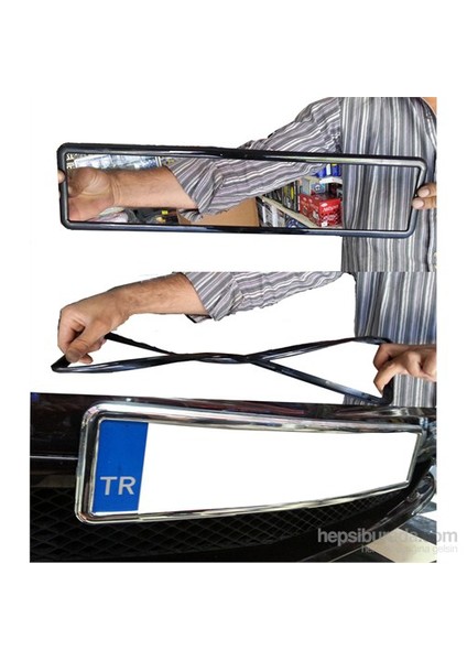 Esnek Kırılmaz Plakalık (Abs Krom)