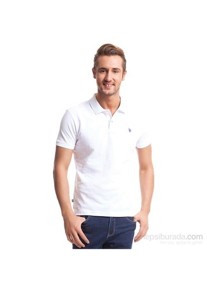 Erkek Beyaz Polo Tişört