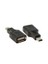 Usb A F - Mini 5P M - Nickel/Black 1