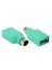 Usb A F - Ps2 M - Nickel/Green 1