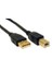 Usb 2.0 Am / Bm Round,Gold Siyah - 3M 1