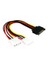 Double Major 4P Sata F Power Switch Power Line Kablo - 30Cm 1