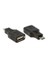 Usb A F - Mikro 5P M - Nickel/Black 1