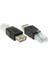 Usb A F - Rj45 - Nickel/Black 1