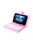 Kb-Tab07 Pembe 7` Mini Usb Türkçe Q Klavye + Tablet Pc Kılıfı 1