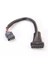 4" Usb 3.0 20-Pin Motherboard Header Female To Usb 2.0 8-Pin Male Adapter - 10Cm 1