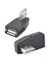 Usb 2.0 A Male To A Female 90° Left Adapter 1