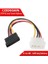 (CPM18) Sata Power Kablosu 15CM 4P/15P 2
