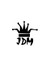 " JDM King " Sticker 14x14cm Siyah 1