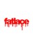 " fatlace " Kırmızı Sticker 14x7cm 1
