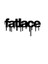 " fatlace " Siyah Sticker 14x7cm 1