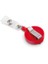 3532 Plastik Yoyo - Yuvarlak-32Mm-Kancali-Klipsli-Kirmizi 25Li 3