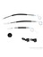 Nissan Qashqai MK1 J10 2006-2013 80770JD000 İçin Elektrikli Ön Sağ Cam Kriko Tamir Seti 2