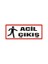 Sticker Master Acil Çıkış Sticker Oto Motor Pc Etiket 1