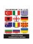 Sticker Master Ülke Bayrakları Sticker Seti Oto Motor Pc Etiket 1