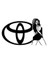 Sticker Master Toyota Logo Women Sticker Oto Motor Pc Etiket 1