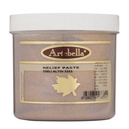 Artebella 300 Gr Simli Altın Rölyef Pasta 3355 Fiyatı