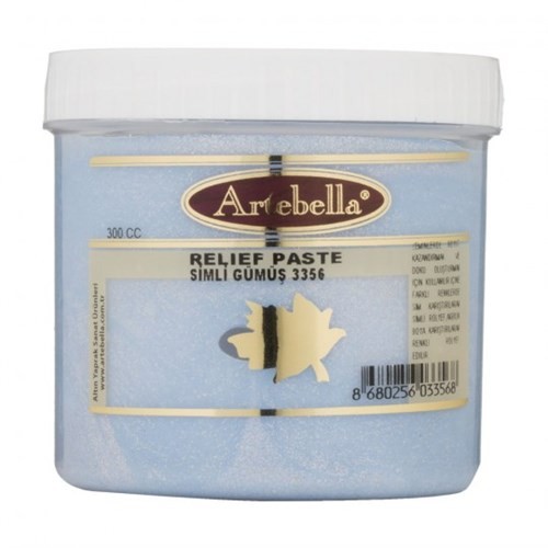 Artebella 300 Gr Simli Gümüş Rölyef Pasta 3356 Fiyatı