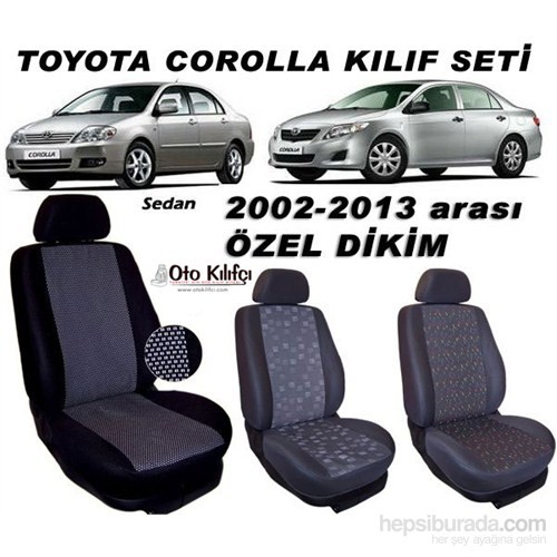 Toyota Corolla Koltuk Kılıfı Seti Araca Özel Dikim 19932015 Fiyatı