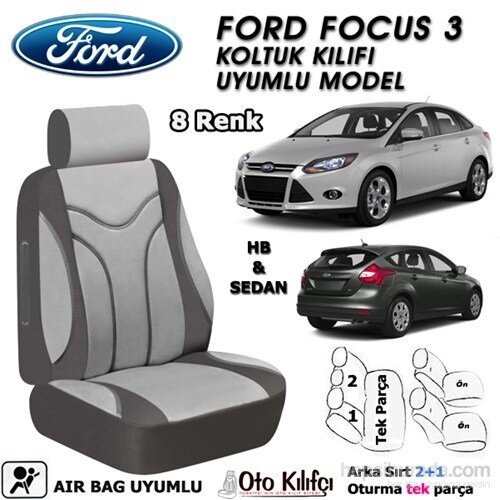 Ford Focus 3 Koltuk Kılıfı Seti Uyumlu Focus Kılıf Fiyatı
