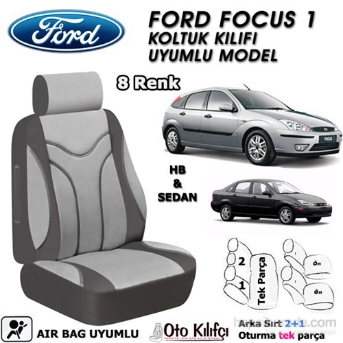 Ford Focus 1 Koltuk Kılıfı Seti Uyumlu Model Fiyatı