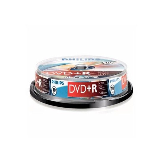 Philips DVD(+R) 4,7GB 16X 10'lu Cakebox
