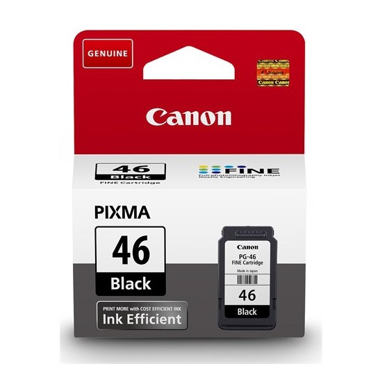 Canon PG-46 Siyah Mürekkep Kartuşu - 2 Adet