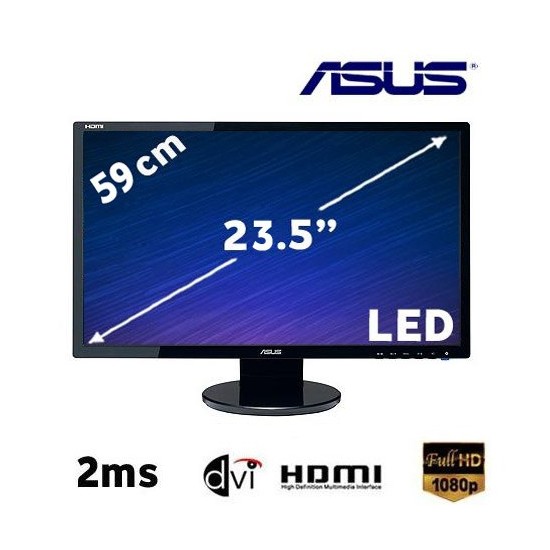 Asus VE247H 23.6" 2ms (Analog+Dvi+HDMI) Full HD LED Monitör Fiyatı