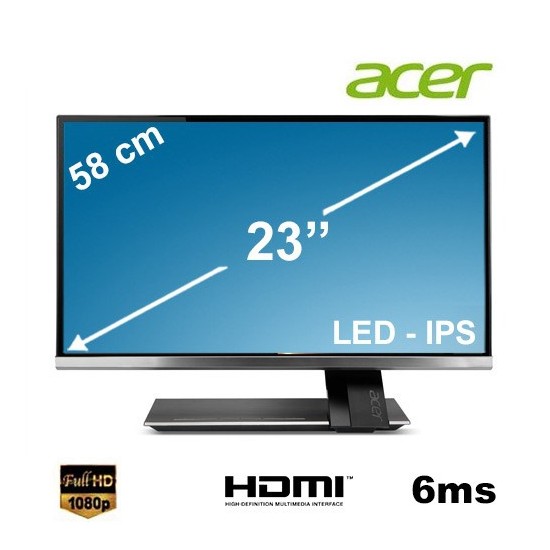 Acer S236HLTMJJ 23" 6ms (Analog+2xHDMI) Full HD IPS Led Monitör