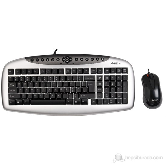 A4 Tech KB-2150D Q-Tr PS/2 Klavye+Mouse Seti