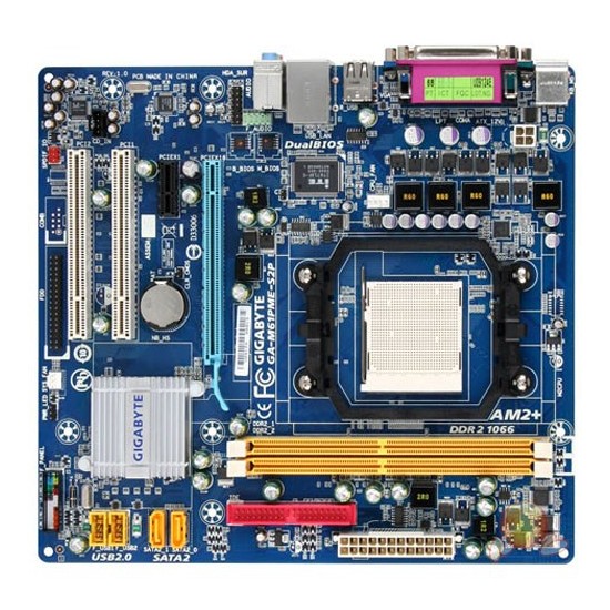 Gigabyte GA-M61PME-S2P Nvidia Gf 6100/nForce 430 DDR2 1066MHz Soket 940 AM2+ Anakart