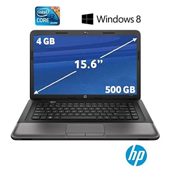 HP 650 Intel Core i3 2328M 2.2GHz 4GB 500GB 15.6" Taşınabilir Bilgisayar H5V54EA