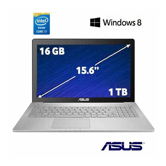 Asus N550JV-CN127H Intel Core i7 4700HQ 2.4GHz / 3.4GHz 16GB 1TB 15.6" Taşınabilir Bilgisayar