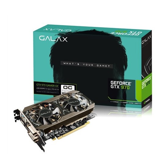 Galax Nvidia GeForce GTX 970 OC 4GB 256Bit GDDR5 (DX12) PCI-E 3.0 Ekran Kartı (97NPH6DT8RVZ)