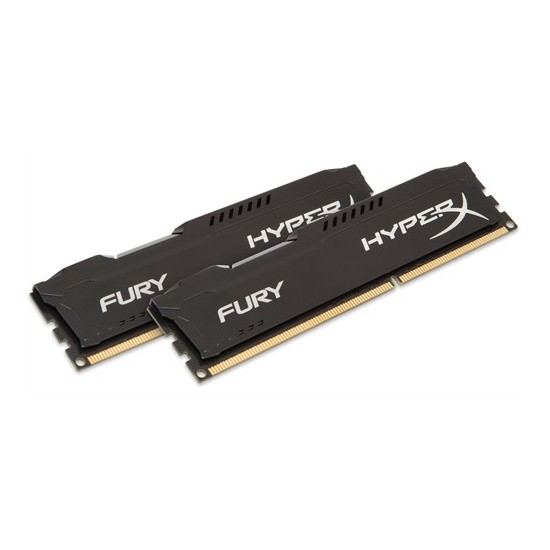 Kingston HyperX Fury Black 16GB(2x8GB) 1600MHz DDR3 Ram (HX316C10FBK2/16)