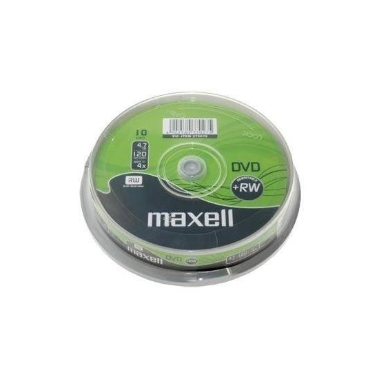 Maxell DVD+RW 4X 4,7GB 120MIN 10'Lu Cakebox