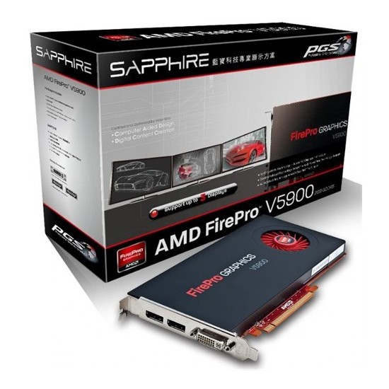 AMD FirePro V5900 2GB 256Bit GDDR5 (DX11) PCI-E 2.1 Profesyonel Ekran Kartı (SPAMDFPROV5900)