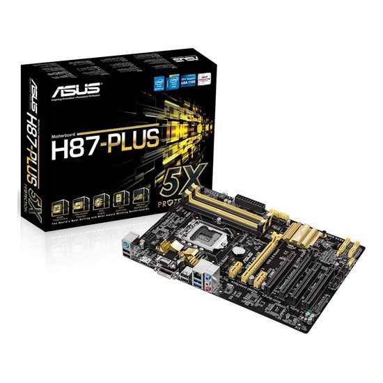 Asus h87 plus какие процессоры поддерживает