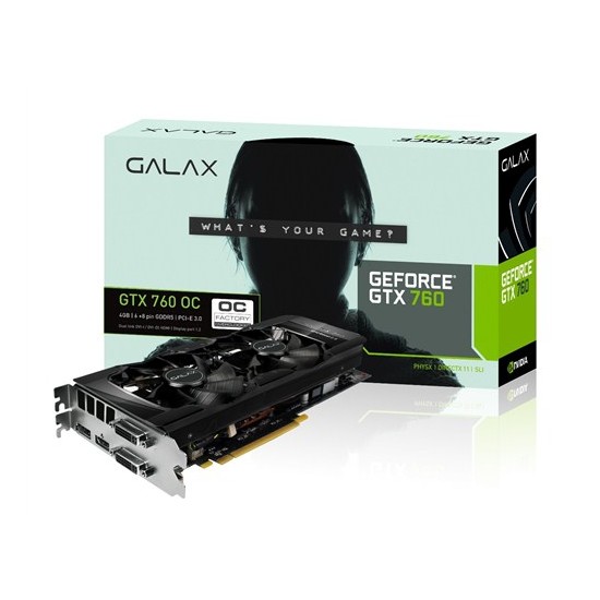 Galax Nvidia GTX 760 OC 4GB 256Bit GDDR5 (DX11.2) PCI-E 3.0 Fiyatı