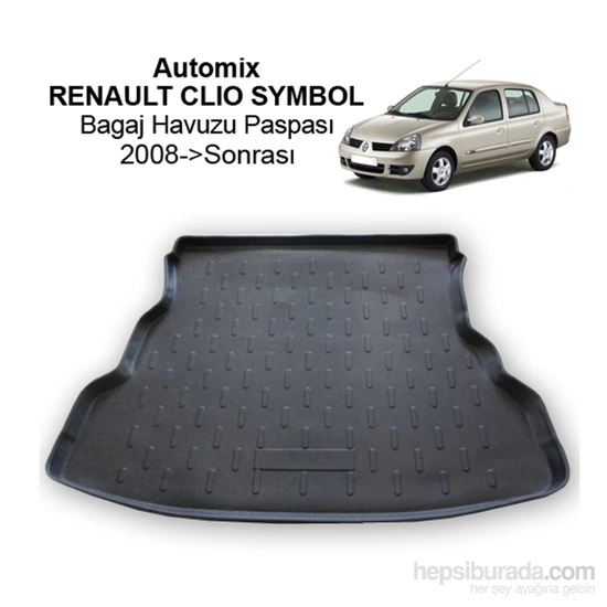 Renault Clio Symbol Bagaj Havuzu 2008-2012