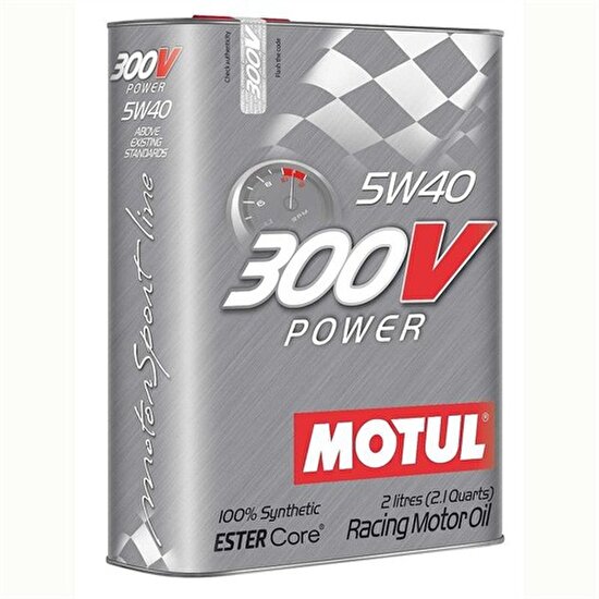 Motul 300V Power 5W-40 2 Litre Motor Yağı ( Üretim Yılı: 2023 )