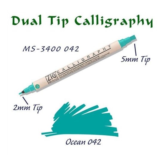 Zig Calligraphy Pen Çift Uçlu Kaligrafi Kalemi 2 Mm 5 Mm Fiyatı
