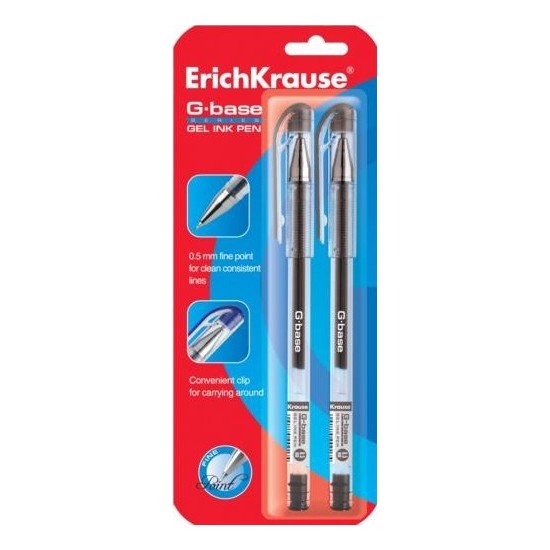 Erich Krause G-Base 0,5 mm Jel Kalem 2’li 17735 Fiyatı
