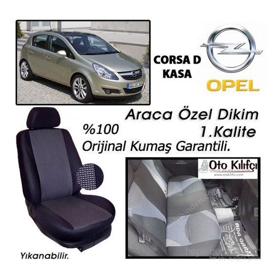 Opel Corsa Kılıf DBC Kasa Koltuk Kılıfı Seti Araca Özel Fiyatı