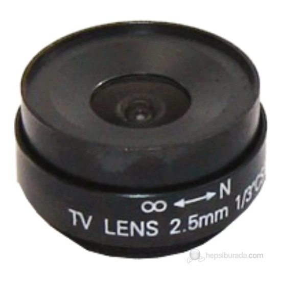 3MK-FL25 Sabit İris 2,5mm CCTV Lens - Geniş Açı
