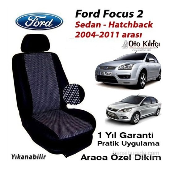 Ford Focus 2 Oto Koltuk Kılıfı Araca Özel Dikim Focus Kılıf Fiyatı