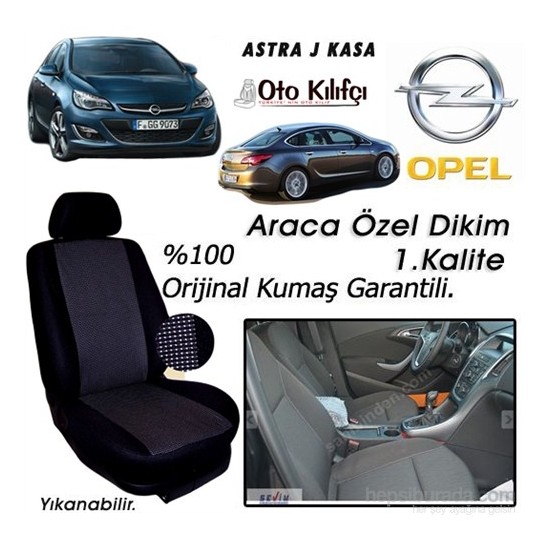 Opel Astra J Koltuk Kılıfı Seti Astra Araca Özel Dikim Fiyatı